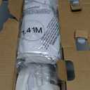 ComfyBumpy 1-Pack Bed Rail for Toddlers 55.5" L x 19.5" H | Toddler Bed Rails for Twin, Full, Queen & King Mattress Size | Swing Down Rail Guard | Mattress Side Rail for Kids | White