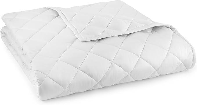 100% Organic Cotton Comforter - Comforter for Summer & All Seasons with Non Clumping Diamond Stitching - Premium Soft & Breathable Duvet Insert - GOTS & Fairtrade Certified (Twin/Twin XL)