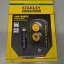 Stanley FATMAX PCI140 140W Power Inverter: 12V DC to 120V AC Power Outlet with Dual USB Ports