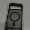 TORRAS Magnetic & Stand for Google Pixel 10 Pro XL Case, Fit for MagSafe & Pixelsnap, Military Grade Drop Protection, Slim for Pixel 10 Pro XL Phone Case with Sturdy Kickstand, Translucent Matte Black