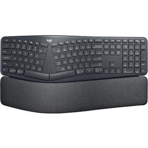 Logitech Ergo K860 Wireless Ergonomic Keyboard with Wrist Rest - Split Keyboard Layout for Windows/Mac, Bluetooth or USB Connectivity