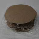 Mifoci 100 Pieces Fall Burlap Placemats, Burlap Round Reusable Placemats Brown Table Mats Circle Rustic Table Decorations for Wedding Christmas Dinner Holiday Farmhouse Supplies(11.8 Inches)