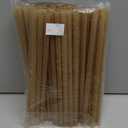 70 PCS of 9.80 Inches Unwrapped Biodegradable Jumbo Boba Straws  Made of Vegetable Fibers, Best Environment Friendly Drinking Straws for Hot and Cold Beverages