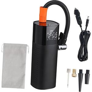 Unomor Portable Air Pump Electric Pump for Inflatables Bike Air Car Tire Inflator Digital Tire Inflator Portable Compressors