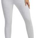 Sherpa Fleece Lined Leggings Women Winter Warm Thermal Tights Soft High Waist Thick Pants for Cold Weather (L)