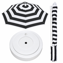 Pool Buoy Floating Pool Umbrella – 7" Premium UV Shade Umbrella with Weighted Base – Luxury Portable Sun Protection for Pools, Lakes & Hot Tubs – No-Tool Setup