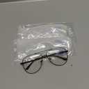 AMOMOMA Trendy Aviator Reading Glasses for Women,Men Blue Light Blocking Computer Readers Retro Metal Frame AM6162, +1.00