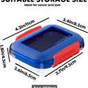 2 x 5oz Small Food Storage Containers with Lids Plastic LeakProof for Snack Puree Salad Dressing Kids Mini Bento Box 4 SETS Dishwasher Safe BPA Free