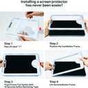 KCT Nano-Texture Glass Screen Protector Compatible with iPad A16 11th Generation (2025)/ iPad 10th Generation (2022), EZ Kit, Touch Like Silk, Matte Tempered Glass, Anti-Glare