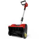 Cordless Snow Shovel Compatible with Milwaukee 18V Battery(NO Battery), 12'' Electric Snow Shovel with LED Lights & Adjustable Chute, Lightweight Battery Snow Blower for Driveway, Sidewalks