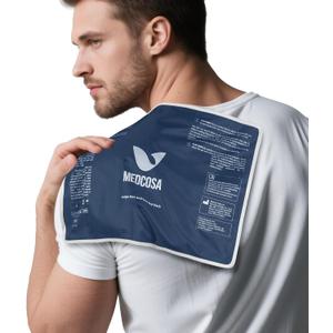 Medcosa Large Gel Ice Pack | Flexible Hot or Cold Pack | Reusable Cold Packs for Injuries, Knee, Back, and Shoulder Pain Relief, Inflammation, Post-Op and More