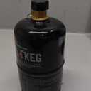Mr. Heater Fuel Keg. - 1 lb. / 16 oz. Empty Refillable Propane Tank  DOT Certified, Black