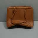 LOVEVOOK Laptop Bag for Women, Large Capacity Leather Computer Tote Bag, Waterproof Work Bags, Great Office Gifts for Women (15.6 Inch, Brown)