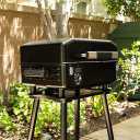 Z Grills Portable Pellet Grill with Leg Stand - Black