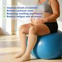 Plus Size Compression Socks for Women Men Wide Calf L/XL-5XL (15-20mmhg) Knee High Socks Support Compression Stockings for Nurses and Flying