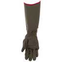 MUD Gauntlet Women's Synthetic Leather Palm with Extended Safety Cuff Garden Gloves (Medium/Large, Purple)