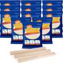 GLAINTE Waste Away Paint Hardener 12 Packs, 3.5oz - Fast Acting Solid Hardener - Drying Powder for Water-based Paint with 15 Pcs Wooden Stir Sticks