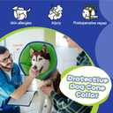 Dog Cone Collar After Surgery, Adjustable Soft Recovery Cone for Small Dogs to Stop Licking, Light-Weight Comfortable Elizabethan Collar for Dogs Anti-Bite Lick Protective Wound (Blue, S)