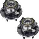 PAROD 515036 2PCS 4WD/AWD Front Wheel Hub Bearing Assembly Compatible with Cadillac Escalade, Chevy Avalanche 1500, Express, Silverado, Tahoe, Suburban, GMC Savana, Yukon, Sierra w/ABS, 1pk