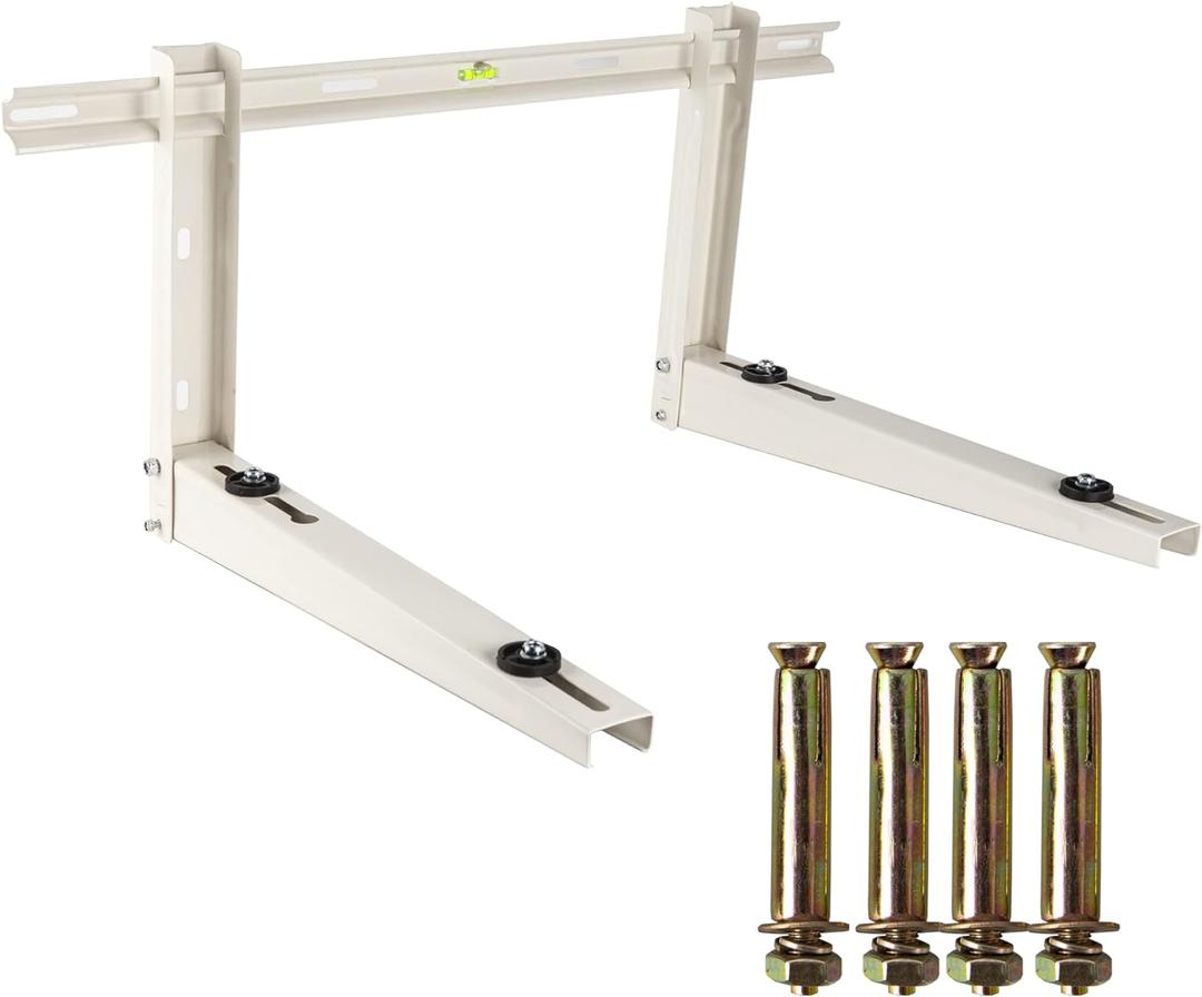 WeCooper Heavy Duty Mini Split Wall Mounting Bracket,Outdoor Air Conditioner Mount Condenser Bracket for 9000-36000BTU Universal Ductless Heat Pump,Compressors & HVAC Systems