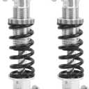 2Pcs Rear Shock Absorber, 150MM×300 Motorcycle Shocks Struts Damper Air Suspension 2000KG Coil Spring Shocks for Mountain Bike ATV