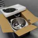 GANIZA Food Processors, Electric Food Chopper with Meat Grinder & Vegetable Chopper - 2 Bowls (8 Cup+8 Cup) with Powerful 450W Copper Motor - Includes 2 Sets of Bi-Level Blades for Fruits/Meat/Nuts (Black)