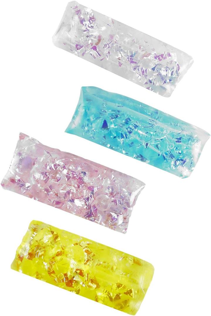 Super Z Outlet 4 Pack Water Snake Jelly Wigglers Wiggle Sensory Toys Bright Colors Party Favor Prizes