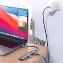 LENTION USB C Hub with 100W Charging, 4K HDMI, Dual Card Reader, USB 3.0 & 2.0 Compatible MacBook Pro, New Mac Air/Surface, Chromebook, More, Stable Driver Adapter (CB-CE18, Space Gray)