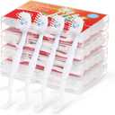 40 Pack Mint Mini Disposable Toothbrush No Water 5-in-1 Prepasted Soft Bristles & Floss & Toothpick & Tongue - Essentials for Travel Flight Hotel Camping Car Guest Use for Women Men Kids