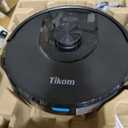 Tikom Robot Vacuum and Mop Combo, 6000Pa Automatic Robotic Vacuum Cleaner, Smart Mapping, 150 Min Max, Ideal for Pet Hair, Hardfloors, Carpets, Home(L8000 Pro)