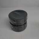 Nervure 100Pcs Green and Gold Plastic Plates - 7.5inch Disposable Green Dessert/Salad Plates - Heavy Duty Plastic Plate Ideal for Wedding & Party & Christmas