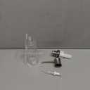 Soap Dispenser for Kitchen Sink Brushed Nickel, Built-in and Refill-from-Top Design with Liquid Hand & Dish Soap Bottle