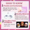 OPkssnails Extra Short Almond Kid Nail Tips,360Pcs Soft Gel Nail Tips Pre-Shaped Press On Nails For Kids,Clear Acrylic Half Matte Full Cover Fake Nail For Kids DIY Extension & Salon Use12 Sizes