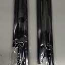 Black Tension Rods for Windows 28 to 48 Inch 2 Pack Spring Curtains Rod Tension Curtain Rod Expandable Pressure Curtain Rod Tension No Drill Adjustable Curtain Rods for Bathroom,Doorway,Door