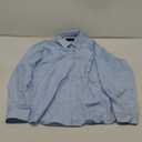 Alimens & Gentle Mens Dress Shirts Printed Button Down Shirt Long Sleeve Regular Fit Inner Collar Contrast Shirt Business, Size 3XL