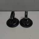 Glass Suction Cup Heavy Duty Aluminum Vacuum Plate Puller Handle Holder Hooks Duty Galss Lifting/Tile Suction Cup Lifter/Moving Glass/Pad for Lifting (Black, 2Pack)
