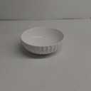 DOWAN 9.8'' Serving Bowls, 86 oz White Serving Platters, Large Ceramic Serving Dishes, Fruit Bowl, Set of 1, for Entertaining, Party, Kitchen, Dinner, Banquet, Housewarming Gift, White