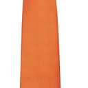 Enlision Boys Ties Solid Color Pre-Tied Kids Necktie for Age 8-12 Adjustable Woven Formal Kids Tie Wedding School Graduation (Orange)