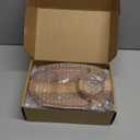 Wine Appetizer Plates, Acacia Mini Cheese Boards with Built-in Glass Holder, Wood Individual Cocktail Charcuterie Plates, Serving Platters Boards for Gatherings, Entertaining, Set of 4