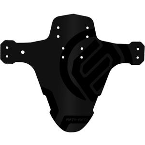 FIFTY-FIFTY Mountain Bike Fender, MTB Mudguard, Front and Rear Compatible Bicycle Mudguard, Fits 26", 27.5", 29", Plus Size and Fat Bike Wheel Sizes (1 Pack, Black)
