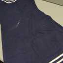 TQD Tennis Dress for Women Athletic Striped Knitted Sweater Tank Mini Active Casual Club Golf Dresses 2026 Trendy Navy S