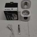 45kHz Ultrasonic Retainer Denture Cleaner Machine, Fast Cleaning for Aligners, Mouth Guards, Braces, Toothbrush Heads & Jewelry, 200ML Dental Cleaning Pod, 4 Modes & Digital Timer (White)