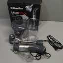 Mueller Multistick 800W 4-in-1 Immersion Blender Handheld, 12 Speed Hand Mixer - Turbo Boost, Heaviest Duty Copper Motor, Titanium Blades Hand Blender, Milk Frother Wand, Whisk, Beaker, Chopper, Grey (Grey)