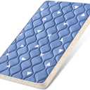 Baby Bassinet Mattress 47x 23.6 inches- Firm Support and Comfort Premium Foam,Noiseless and Odorless,Hypoallergenic Small Crib Mattress, Fits Moses Basket, Dual Sided with Soft Breathable Fabric (rectangle-47X23.6X1.5, Cradle -Blue)