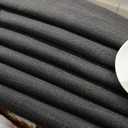 Deconovo Extra Long Back Tab And Rod Pocket Sheer Curtains For Bedroom, Solid Faux Linen Textured Curtains For Living Room, 52 Inch Width Semi Transparent Curtains For Studio 1pc,52x107 Inch Dark Grey