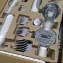 Dog Grooming Vacuum and Kit, Clipper Nail Trimmer Grinder, 2.5L Dust Cup 7 Grooming Tools 11000Pa Pet Vacuum for Shedding Grooming, Dog Hair Vacuum, Home Cleaning, PG50 Plus (Gray)