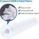 Cryspool 08060 Filter Compatible with CX1750RE, C1750, C1750E, C1900RE, PA175, C-8417, FC-1294, 817-0175P, 175 Sq. Ft Pool Filter Cartridge, 1 Pack