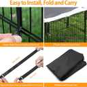PJYuCien Dog Playpen Mesh Top Cover, Fits 24 Inch 8 Panels Metal Exercise Pet Pen, Elastic Buckles Connections, Black (Note: Only Cover, Fence Not Included)