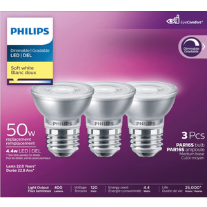 PHILIPS LED Bulb - 50W PAR16 Glass Soft White (2700K)