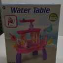 Water Table for Toddlers 1-3 - Outdoor Kids Water Table - Sand Sensory Table Beach Summer Toys Sandbox 3-Tier Activity Table Outdside Water Toys Splash Table for Toddlers 3-5 4-8 Kids